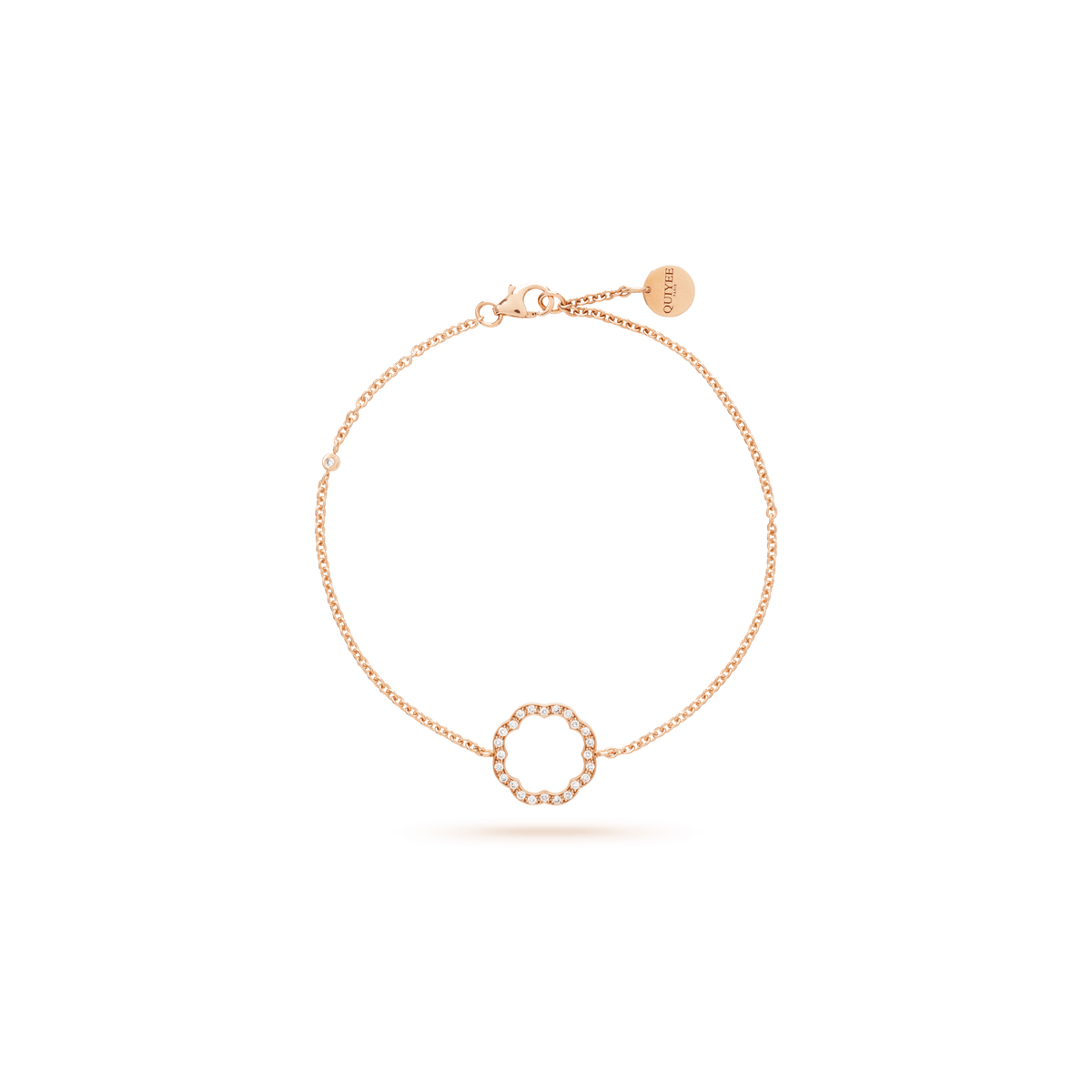 MIMOSA rose gold bracelet 25 diamonds Paris fine jewelry - STEPHANIE KALCK