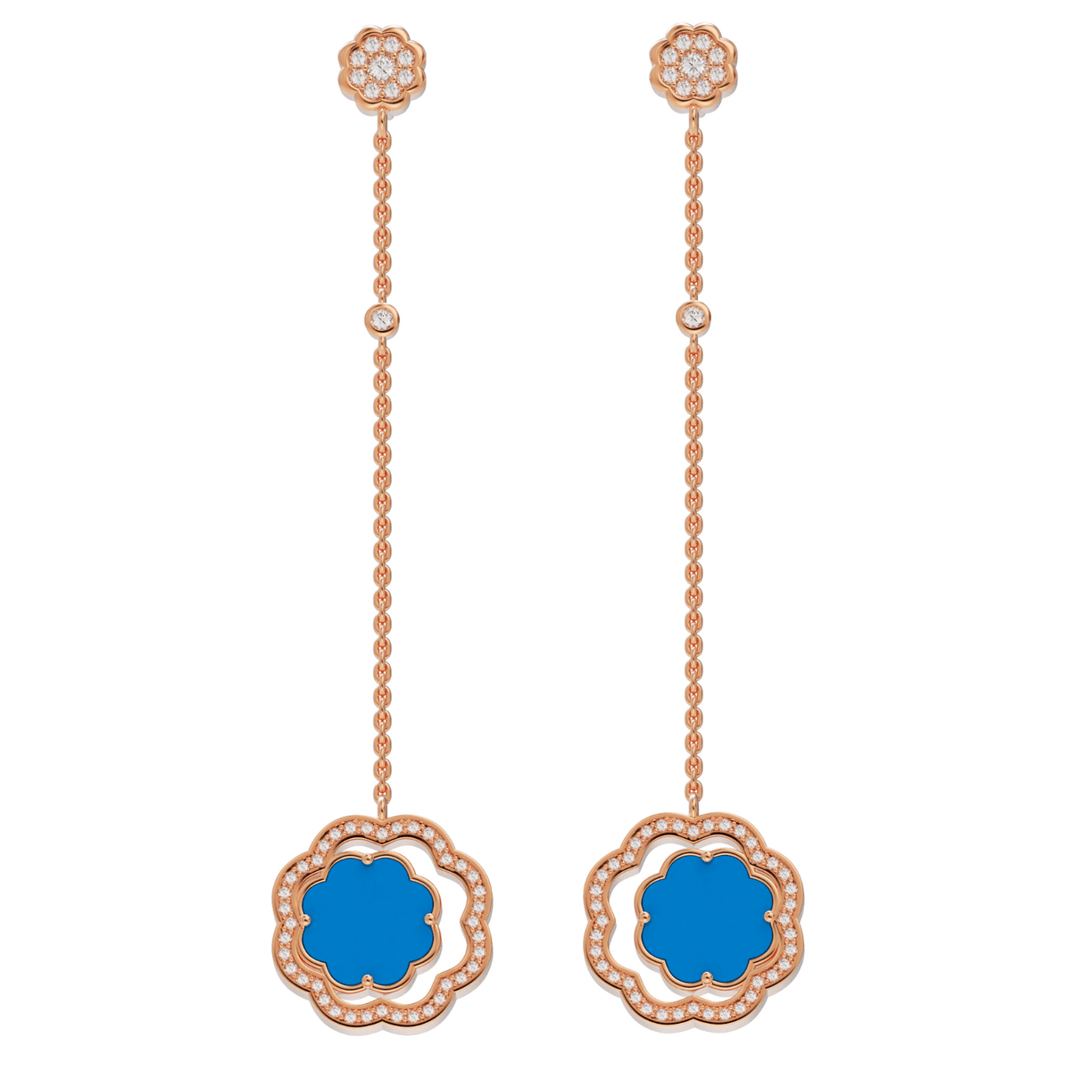 Renaissance Agate Dangle Earrings 18K Gold | STEPHANIE KALCK Paris