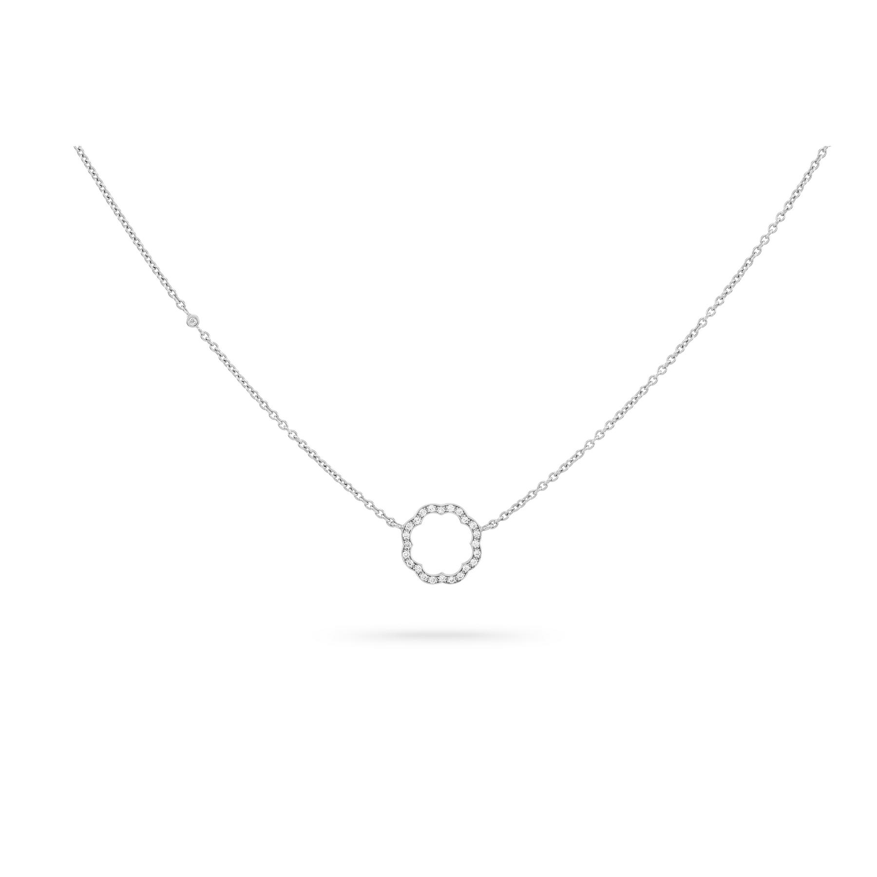 MIMOSA white gold Pendant 25 Diamonds