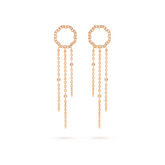 Arty MIMOSA rose gold Earrings 54 Diamonds