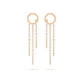 Arty MIMOSA rose gold Earrings 8 Diamonds