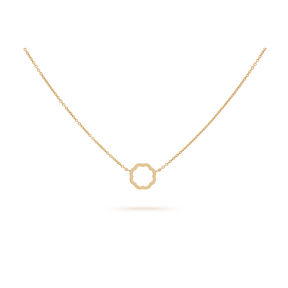 Minimalist MIMOSA gold Pendant necklace