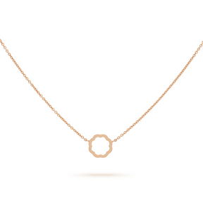 Minimalist MIMOSA rose gold Pendant necklace